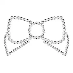 Bijoux - mimi bow cubre pezones plata