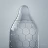 Preservativo LELO HEX con su estructura de hexágonos
