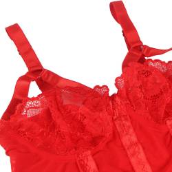 Subblime - teddy con liguero detalle tiras pecho rojo -  - 6