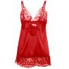 Subblime - babydoll satinado con encaje rojo - 5