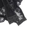 Subblime - teddy con liga detalle encajes y tiras negro s/m - 5