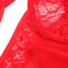 Subblime - teddy con liga detalle encaje y tiras rojo - 5
