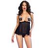 Chilirose - cr 4715 set babydoll cuatro piezas - 19