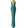 Vibrador ZALO King verde de pie
