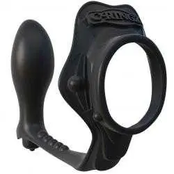 Fantasy c-ringz rock hard anillo potenciador con plug anal