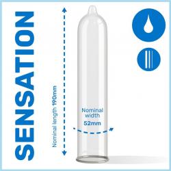 Pasante preservativos sensitive ultrafino 12 unidades