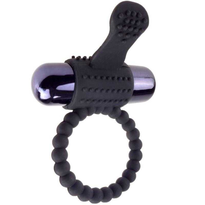 Fantasy c-ring anillo vibrador de silicona negro Fantasy c-ring anillo vibrador de silicona negro