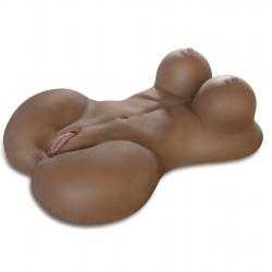 Extreme toyz fuck me silly 2 torso femenino negra extra real