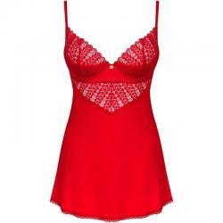Obsessive - ingridia chemise & tanga rojo xs/s