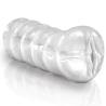 Masturbador transparente Clear-Leader Snatch de lado