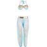 Subblime - set de lenceria india style azul - 4