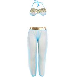 Subblime - set de lenceria india style azul - 10