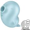 Satisfyer Sassy Seal azul con Air Pulse y vibracion