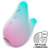 Satisfyer - mermaid vibes estimulador & vibrador menta y rosa - 1
