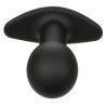 Calexotics - rock bottom plug anal 10 vibraciones silicona negro - 4