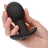 Calexotics - rock bottom plug anal 10 vibraciones silicona negro - 6