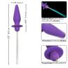 Calexotics - southern lights light up plug anal con luces 10 vibraciones silicona violeta - 6