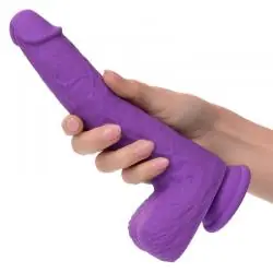 Calexotics - studs vibrador recargable y giratorio 10 vibraciones violeta