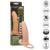Calexotics - maxx doble penetrador grueso 10 vibraciones natural - 2