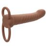 Performance Maxx Ribbed Dual Penetrator moreno de lado