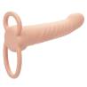 Calexotics - maxx doble penetrador acanalado 10 vibraciones natural - 3
