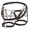 Calexotics - euphoria arnés de muslo con cadenas premium talla plus - 1