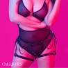 Calexotics - euphoria arnés de muslo con cadenas premium talla plus - 4