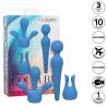 Calexotics - couture kit vibrador wand 10 vibraciones azul - 2