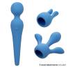 Calexotics - couture kit vibrador wand 10 vibraciones azul - 6
