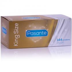 Pasante preservativos king más largos y anchos caja 144 unidades