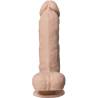 Silexd - modelo 1 real skin pene realístico termo reactivo 17.8 cm premium silexpan natural - 4