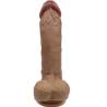 Silexd - modelo 2 real skin pene super realístico termo reactivo 21 cm premium silexpan mulato - 4