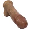 Silexd - modelo 2 real skin pene super realístico termo reactivo 21 cm premium silexpan mulato - 5
