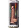 Silexd - modelo 2 real skin pene super realístico termo reactivo 21 cm premium silexpan mulato - 6