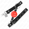 Kink - mordaza de bola 4 cm tpe rojo 60 x 2 cm - 2