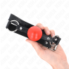 Kink - mordaza de bola 4 cm tpe rojo 60 x 2 cm - 4