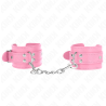 Kink - muñequeras sencillas rosa ajustable 20-23 cm x 5.5 cm - 1