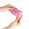 Kink - muñequeras sencillas rosa ajustable 20-23 cm x 5.5 cm - 2