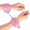 Kink - muñequeras sencillas rosa ajustable 20-23 cm x 5.5 cm - 4