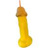 Diablo picante - vaso pene plástico amarillo - 1