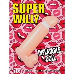 Diablo picante - pene hinchable 100 cm