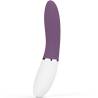 LELO LIV 3 violeta, vista lateral del vibrador curvo