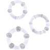 Armony Titan Love transparentes, tres anillos de frente