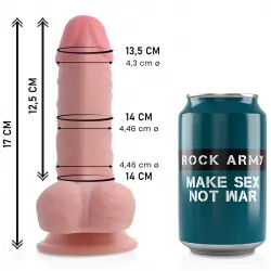 Rockarmy dual density panzer dildo realista 17cm Rockarmy dual density panzer dildo realista 17cm