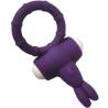 Anillo vibrador Armony Ms Bunny morado, boca abajo con el anillo arriba
