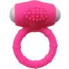 Anillo vibrador Armony Power O rosa, de frente con la parte de relieves