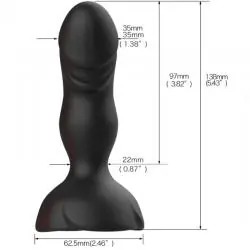 Armony - extreme a bloom rosa vibrador & plug anal control remoto negro