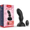 Plug anal vibrador Armony Bloom negro, caja con el plug y el mando