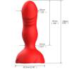 Armony - extreme a bloom rosa vibrador & plug anal control remoto rojo - 4