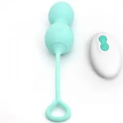 Armony - blossoms pesas vaginales vibrador control remoto 10 vibraciones verde